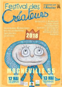 Festival des Créateurs. Du 12 au 13 mai 2018 à MOGNEVILLE. Meuse.  15H00